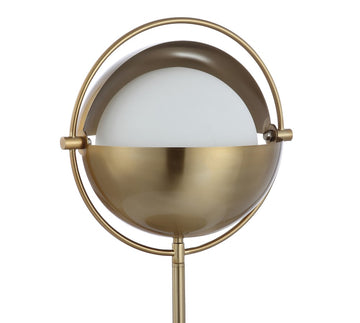 Casi 17.5" Iron/Glass Art Deco Mid Century Globe LED Table Lamp - JONATHAN Y